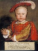 Portrait of Prince Edward HOLBEIN, Hans the Younger